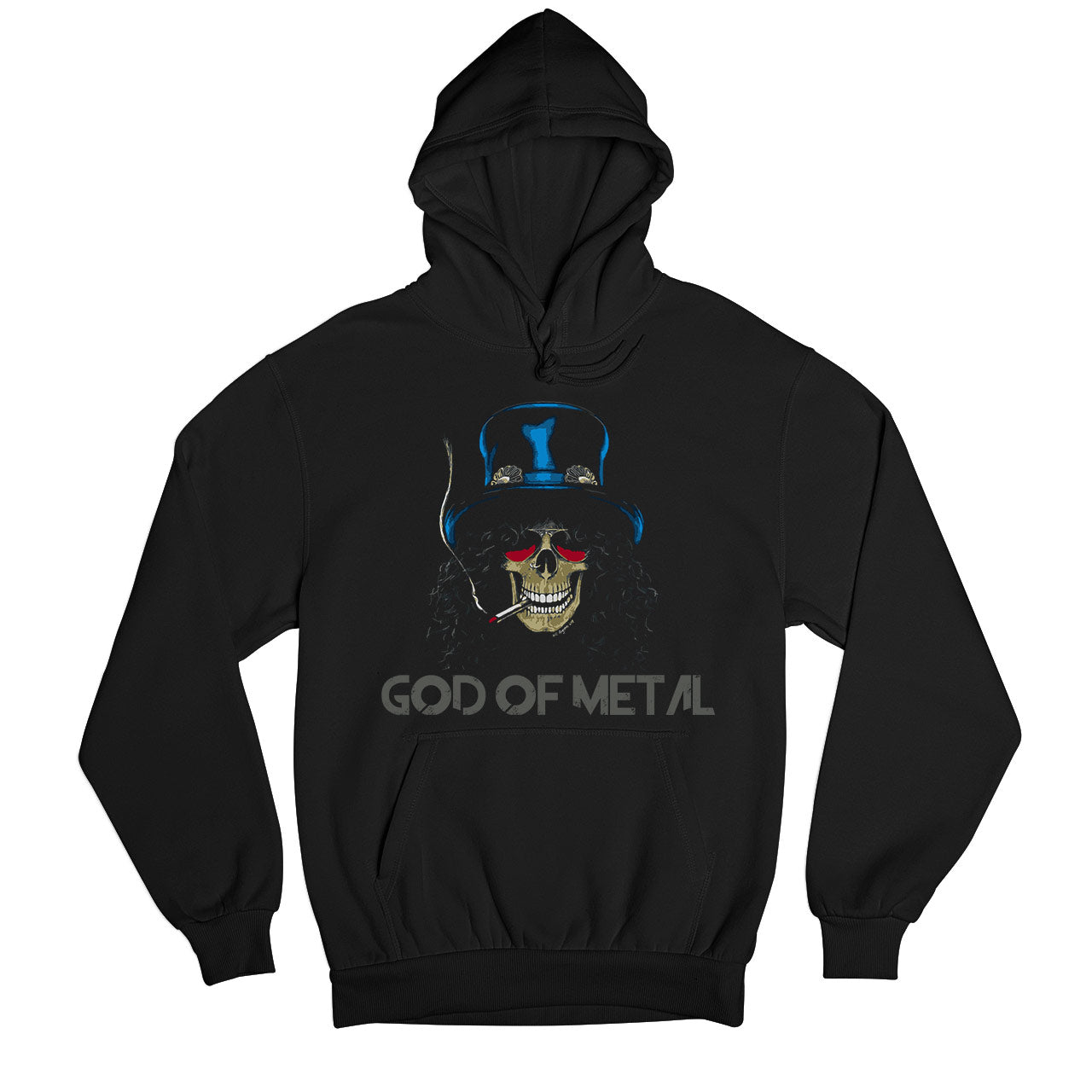 guns n' roses god of metal - slash hoodie hooded sweatshirt winterwear music band buy online india the banyan tee tbt men women girls boys unisex black