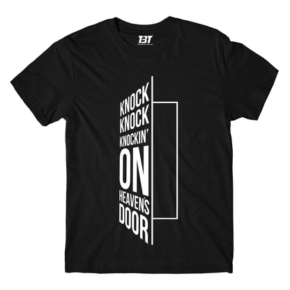 guns n' roses knockin' on heavens door t-shirt music band buy online india the banyan tee tbt men women girls boys unisex black