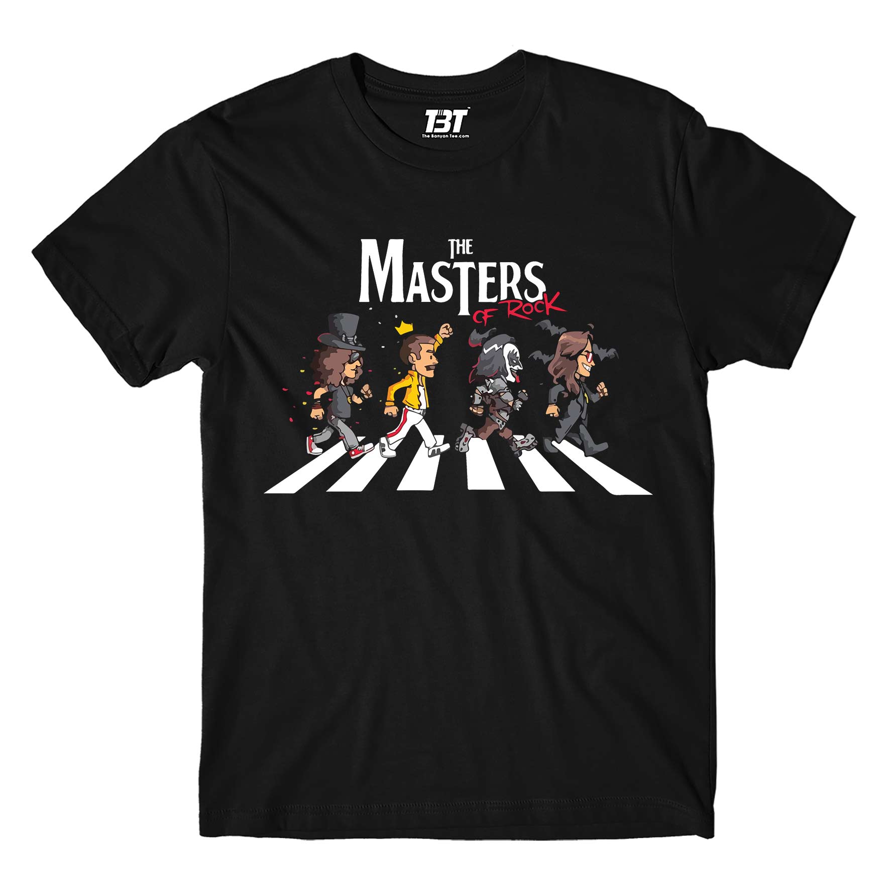 guns n' roses the masters of rock t-shirt music band buy online india the banyan tee tbt men women girls boys unisex black