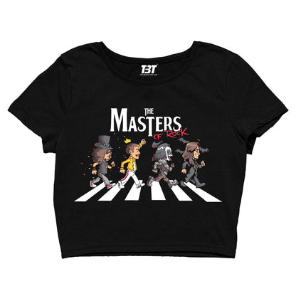 guns n' roses the masters of rock crop top music band buy online india the banyan tee tbt men women girls boys unisex black