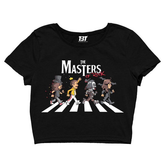 guns n' roses the masters of rock crop top music band buy online india the banyan tee tbt men women girls boys unisex black
