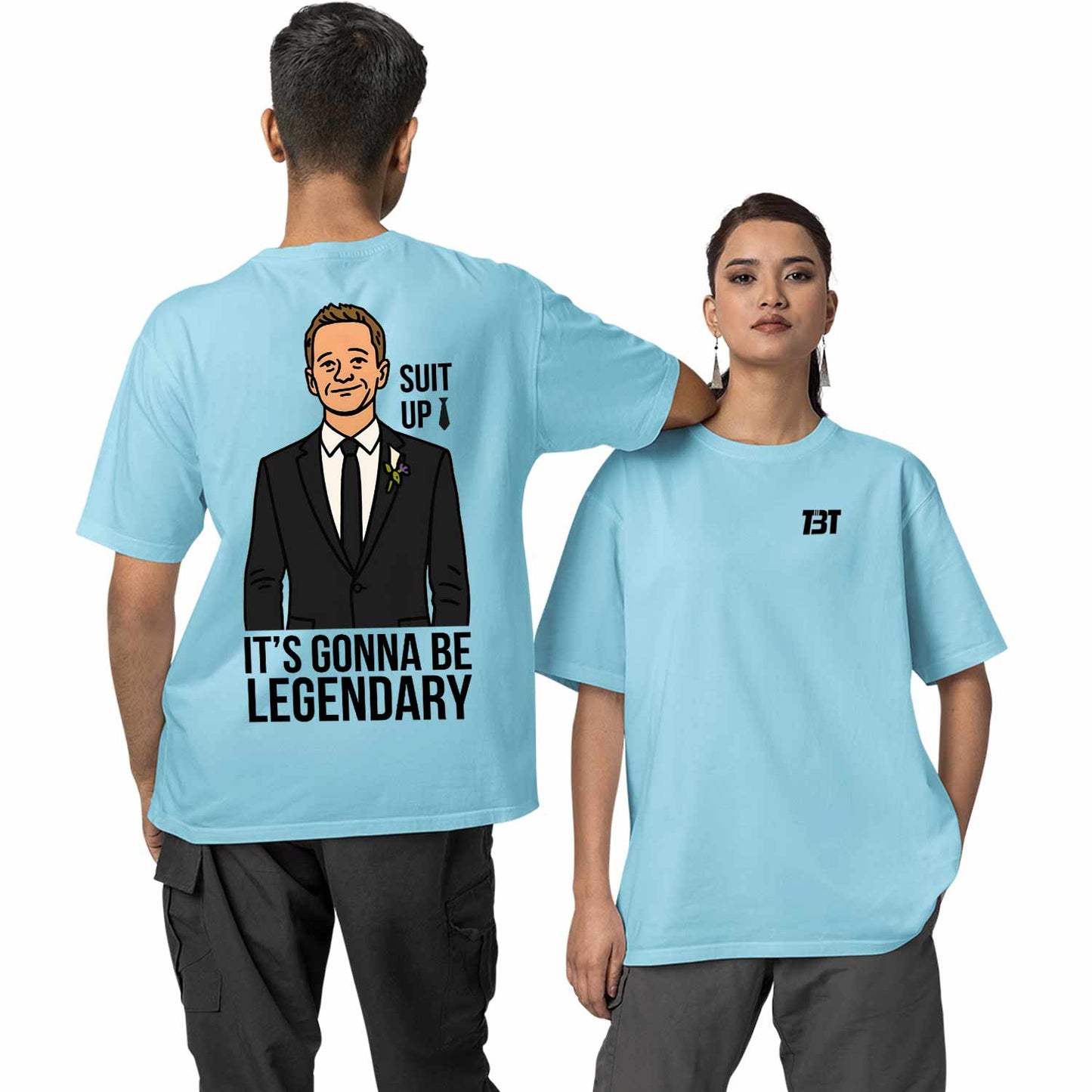 how i met your mother oversized t shirt -suit up, legendary tv & movies t-shirt black buy online india the banyan tee tbt men women girls boys unisex