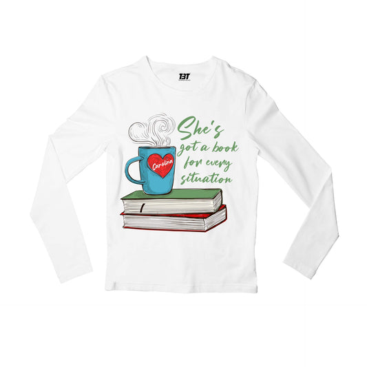 harry styles carolina full sleeves long sleeves music band buy online india the banyan tee tbt men women girls boys unisex white - she's got a book for every situation