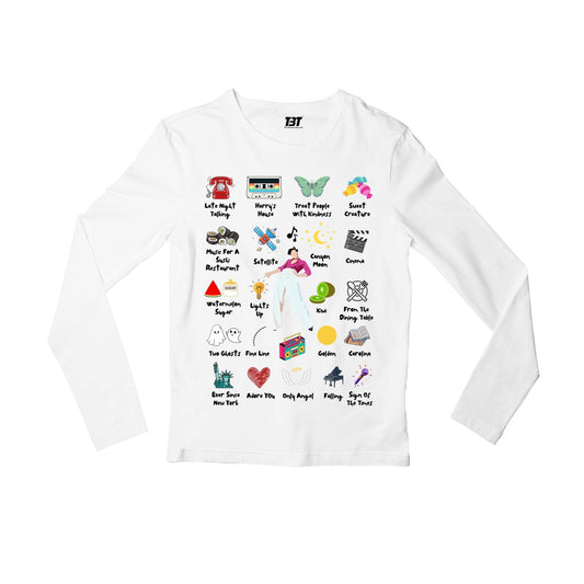 harry styles harry's world full sleeves long sleeves music band buy online india the banyan tee tbt men women girls boys unisex white 