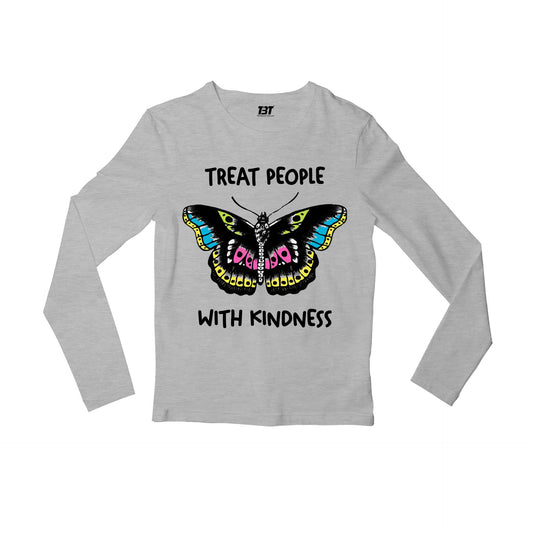 harry styles treat people with kindness full sleeves long sleeves music band buy online india the banyan tee tbt men women girls boys unisex gray