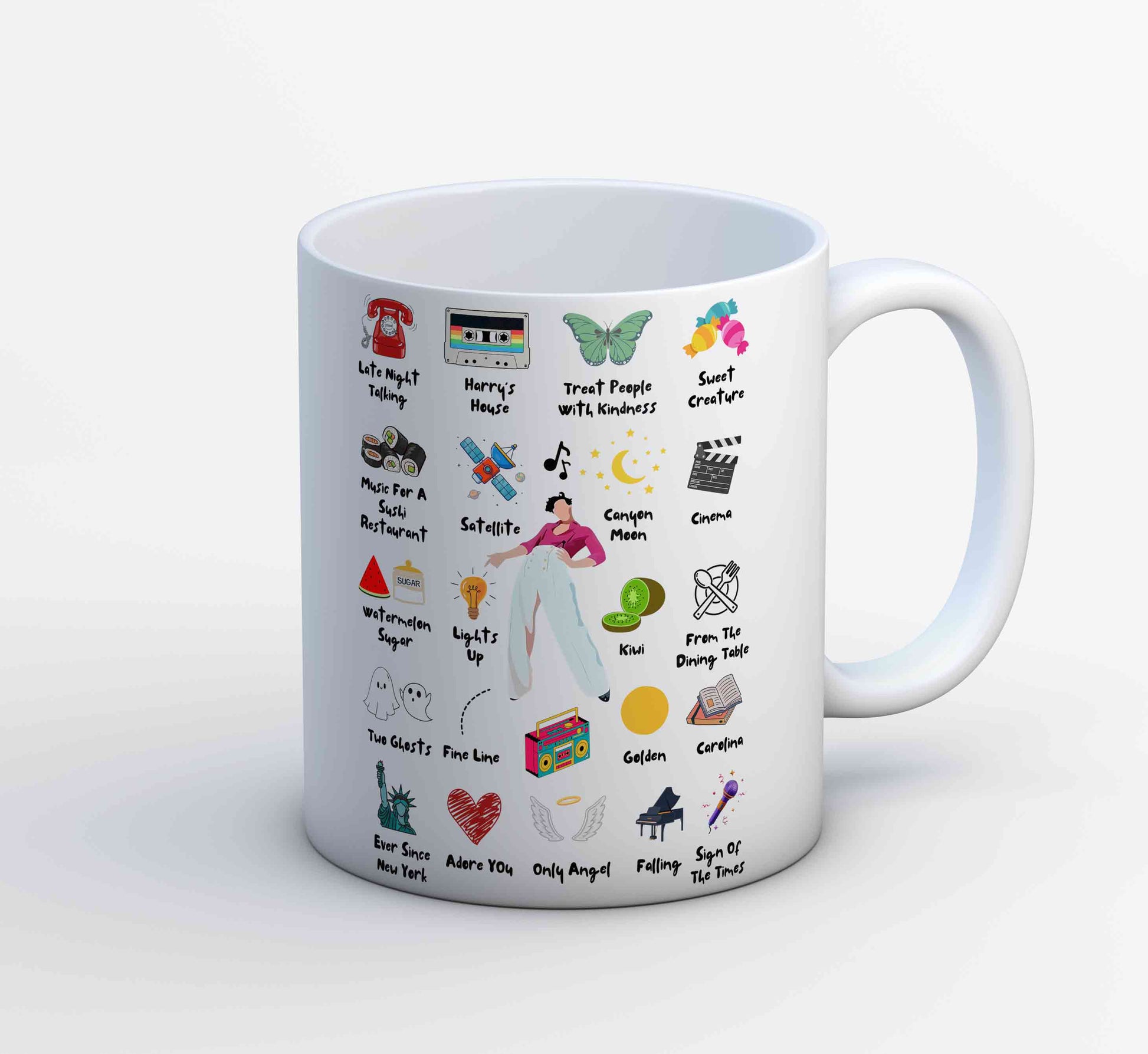 harry styles harry's world mug coffee ceramic music band buy online india the banyan tee tbt men women girls boys unisex  