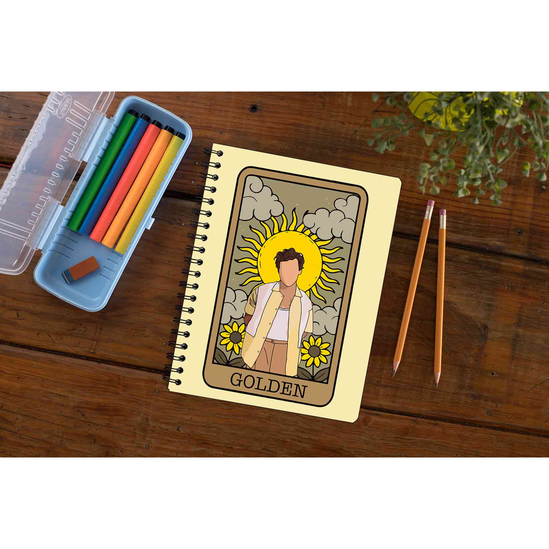 harry styles golden notebook notepad diary buy online india the banyan tee tbt unruled