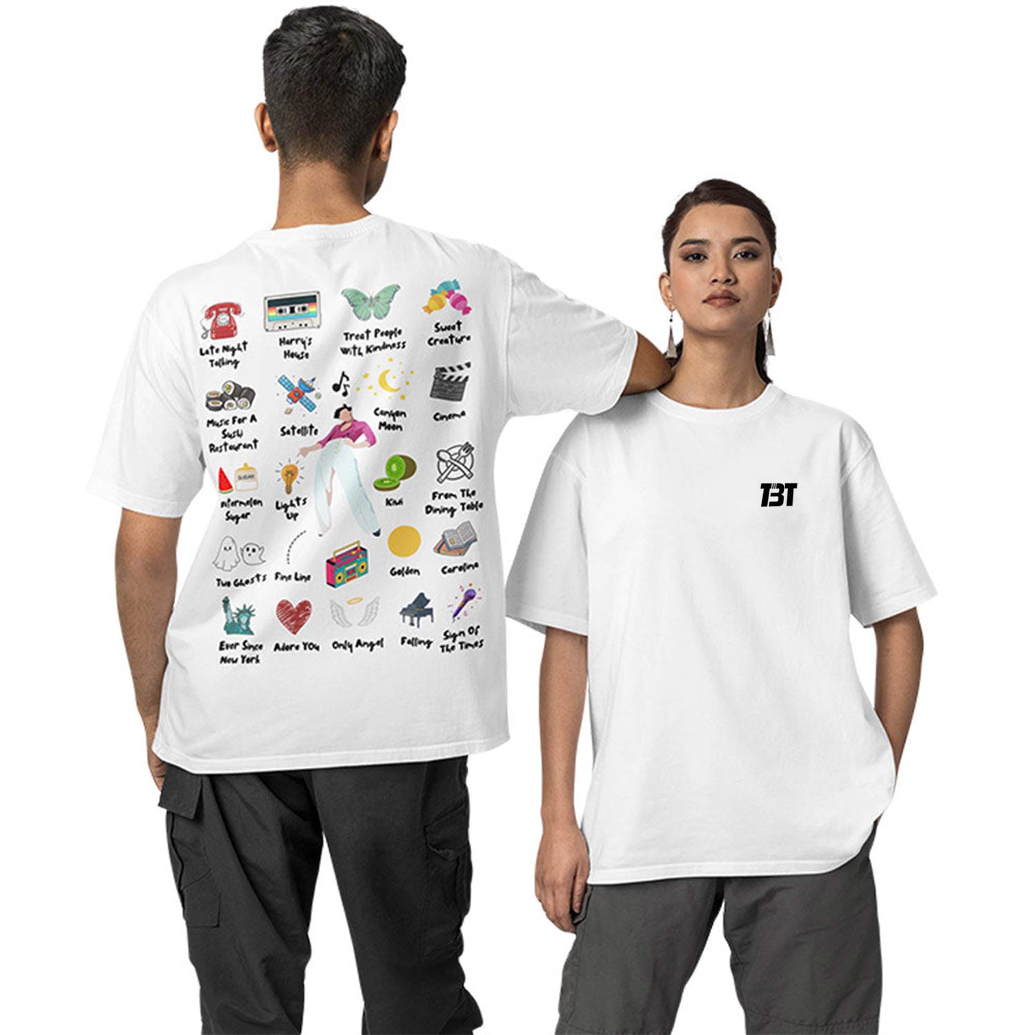 Buy Harry Styles Oversized T shirt - Harry's World – The Banyan Tee