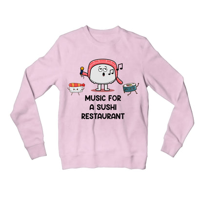 harry styles music for a sushi restaurant sweatshirt upper winterwear music band buy online india the banyan tee tbt men women girls boys unisex gray