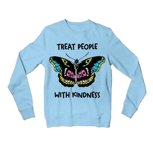 harry styles treat people with kindness sweatshirt upper winterwear music band buy online india the banyan tee tbt men women girls boys unisex gray