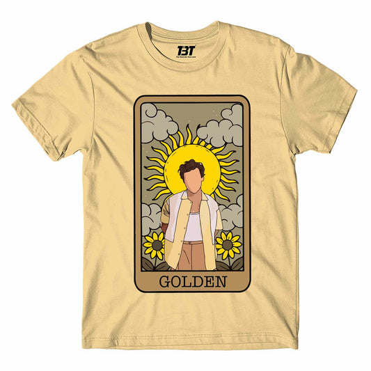 harry styles golden t-shirt music band buy online india the banyan tee tbt men women girls boys unisex beige