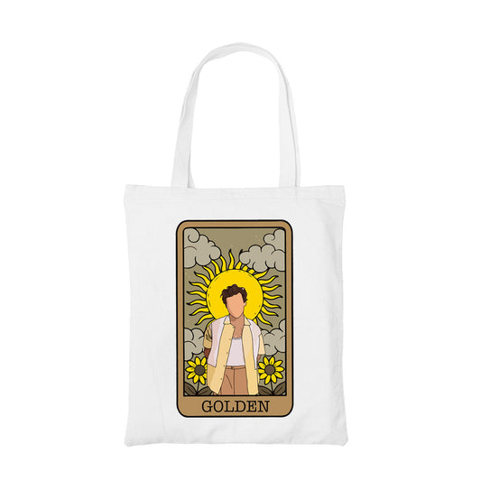 harry styles golden tote bag cotton printed music band buy online india the banyan tee tbt men women girls boys unisex  