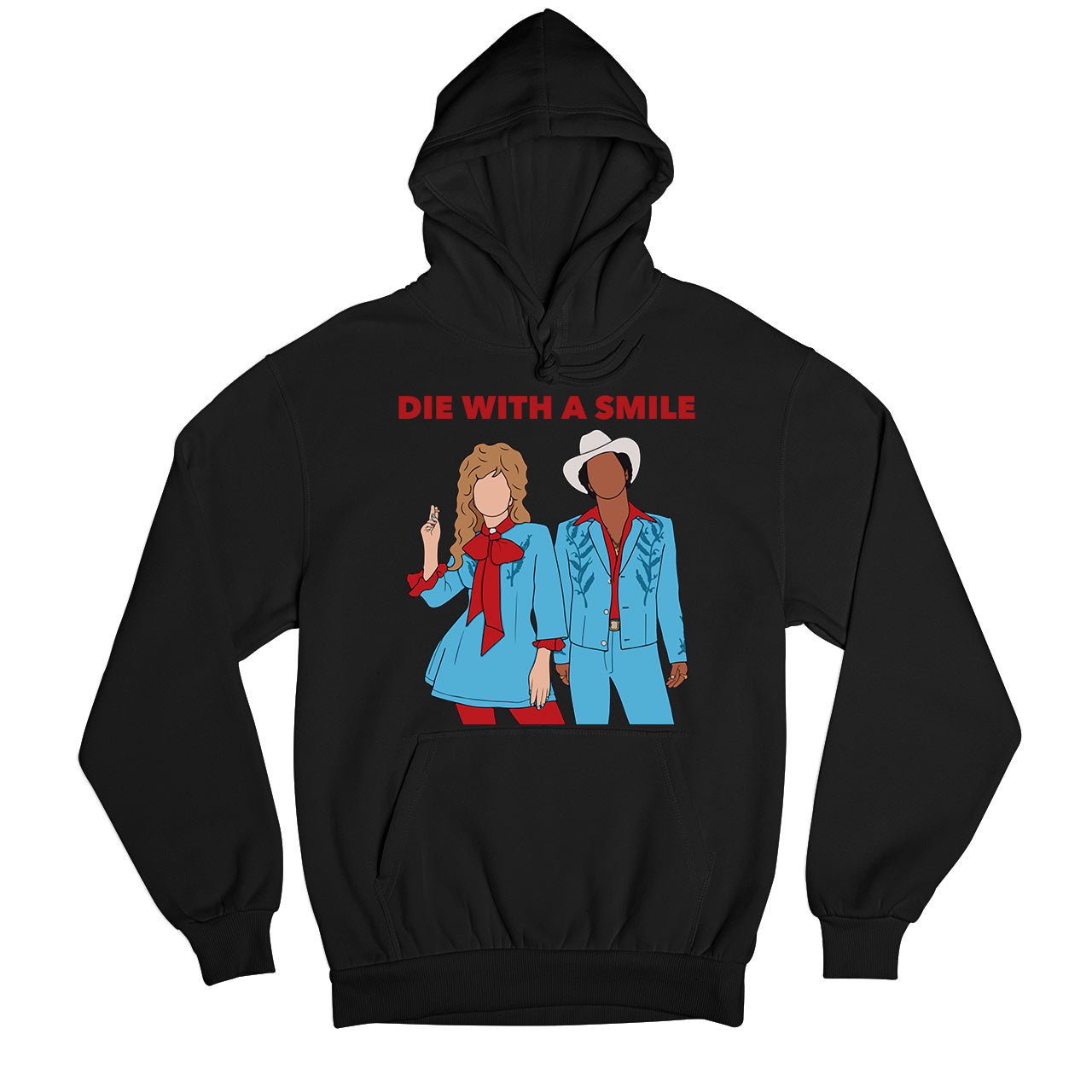lady gaga die with a smile hoodie hooded sweatshirt winterwear music band buy online india the banyan tee tbt men women girls boys unisex black