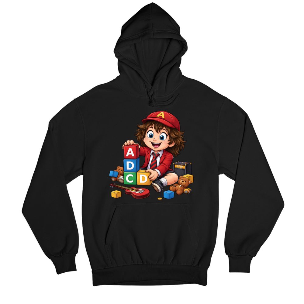 ac/dc back in blocks hoodie hooded sweatshirt winterwear music band buy online india the banyan tee tbt men women girls boys unisex black 