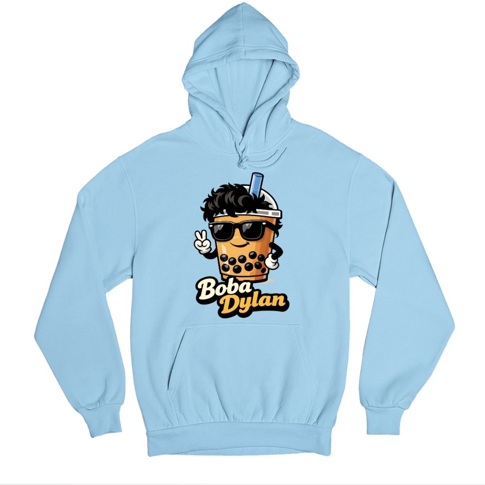 bob dylan boba dylan hoodie hooded sweatshirt winterwear music band buy online india the banyan tee tbt men women girls boys unisex baby blue 
