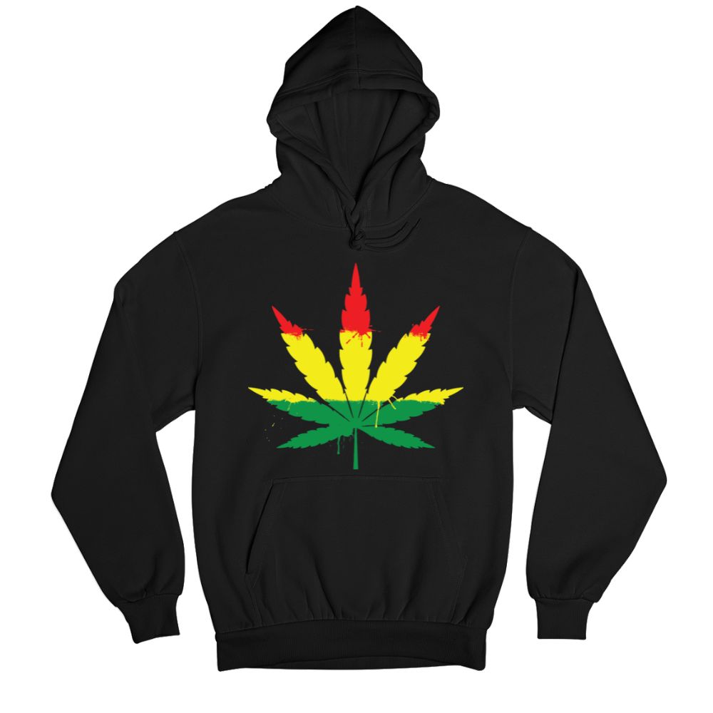 bob marley unity leaf hoodie hooded sweatshirt winterwear music band buy online india the banyan tee tbt men women girls boys unisex black 