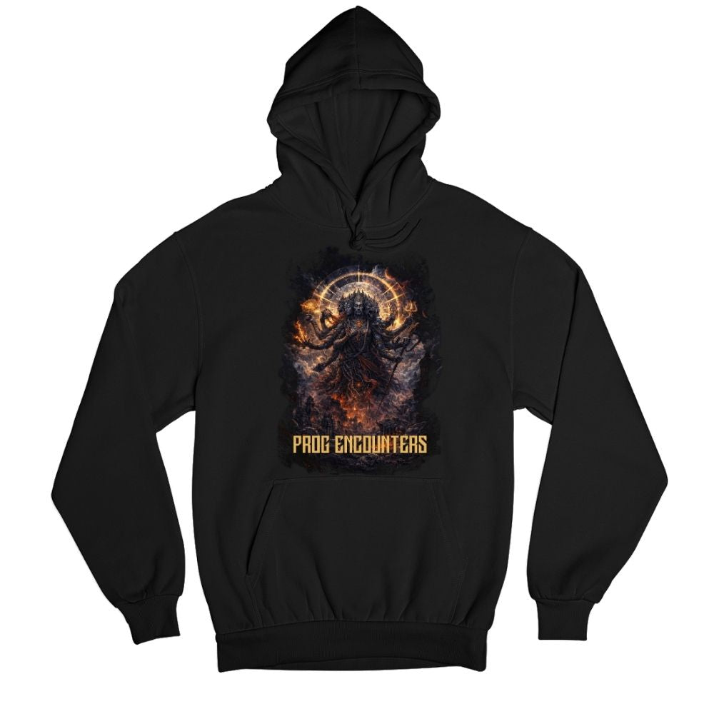 prog encounters prog encounters hoodie hooded sweatshirt winterwear music band buy online india the banyan tee tbt men women girls boys unisex black