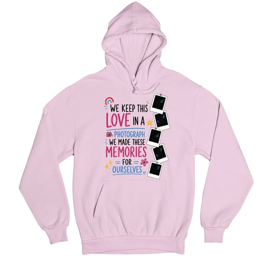 ed sheeran photograph hoodie hooded sweatshirt winterwear music band buy online india the banyan tee tbt men women girls boys unisex baby pink 