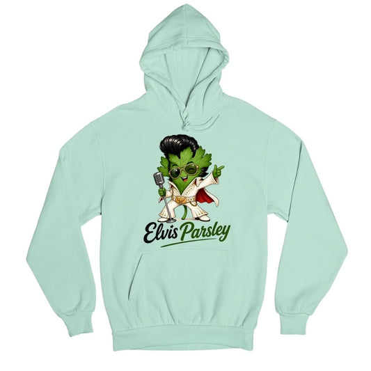 elvis presley parsley hoodie hooded sweatshirt winterwear music band buy online india the banyan tee tbt men women girls boys unisex mint 