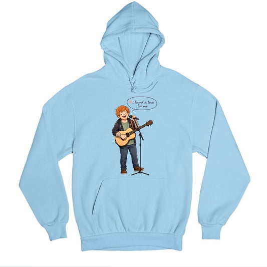ed sheeran i found a love hoodie hooded sweatshirt winterwear music band buy online india the banyan tee tbt men women girls boys unisex baby blue 