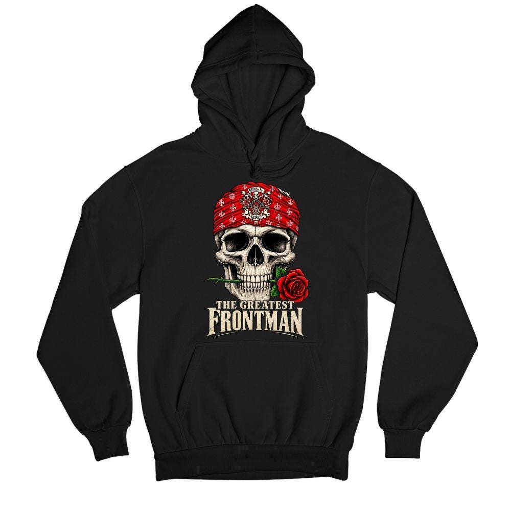 guns n' roses the greatest frontman hoodie hooded sweatshirt winterwear music band buy online india the banyan tee tbt men women girls boys unisex black 