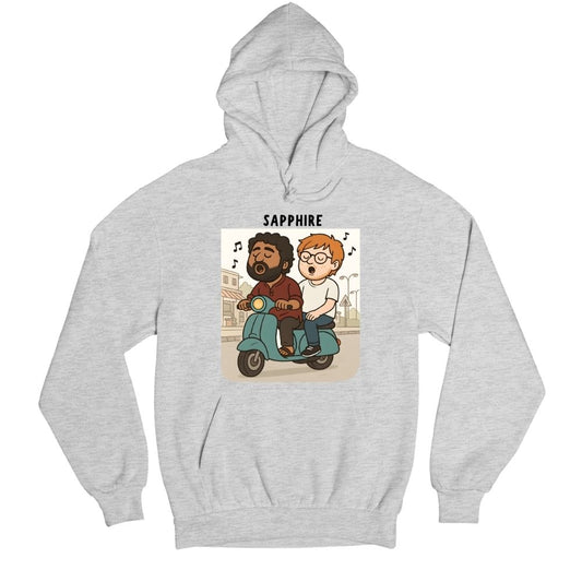 ed sheeran sapphire hoodie hooded sweatshirt winterwear music band buy online india the banyan tee tbt men women girls boys unisex gray 