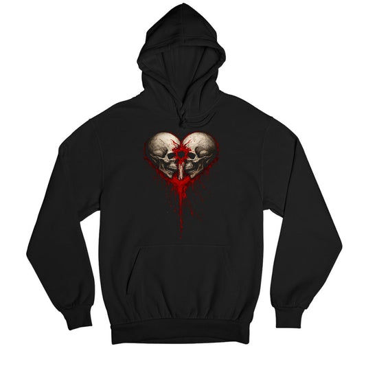 bullet for my valentine bullet heart hoodie hooded sweatshirt winterwear music band buy online india the banyan tee tbt men women girls boys unisex black 