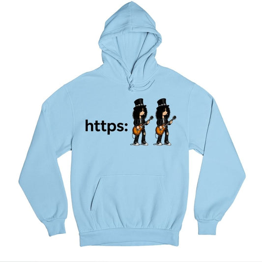 guns n' roses forward slash hoodie hooded sweatshirt winterwear music band buy online india the banyan tee tbt men women girls boys unisex baby blue 