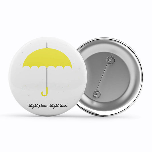 How I Met Your Mother Badge Metal Pin Button The Banyan Tee TBT