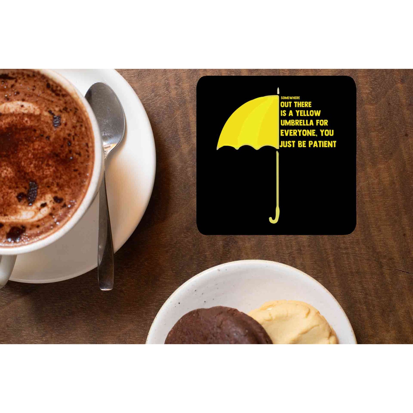 How I Met Your Mother Coaster - Yellow Umbrella Coasters The Banyan Tee TBT