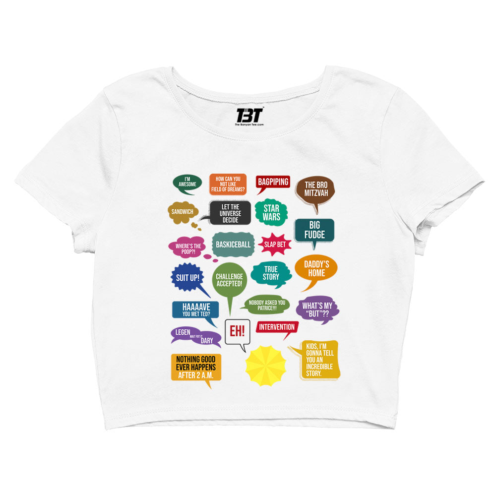 How I Met Your Mother Crop Top by The Banyan Tee TBT