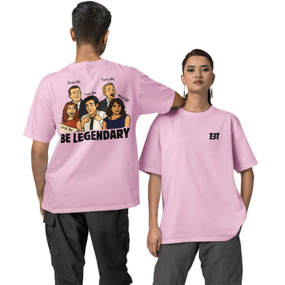 how i met your mother oversized t shirt - be legendary tv & movies t-shirt baby pink buy online india the banyan tee tbt men women girls boys unisex