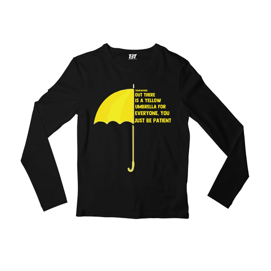 How I Met Your Mother Full Sleeves T-shirt - Yellow Umbrella Full Sleeves T-shirt The Banyan Tee TBT