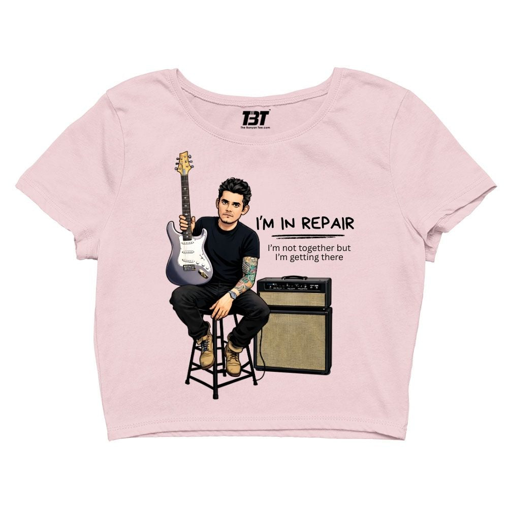 I'm In Repair crop top john mayer concert merch the banyan tee