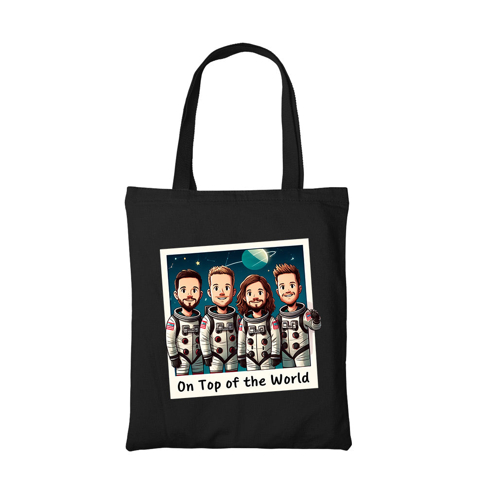 imagine dragons top of the world tote bag cotton printed music band buy online india the banyan tee tbt men women girls boys unisex