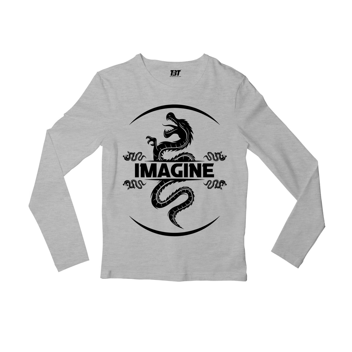 imagine dragons dragonscape full sleeves long sleeves music band buy online india the banyan tee tbt men women girls boys unisex gray