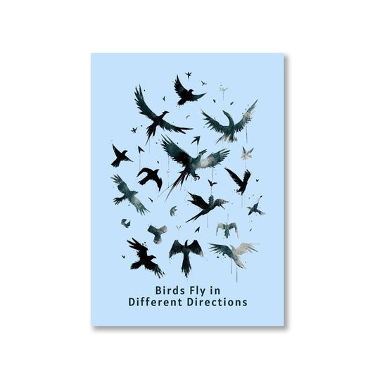 imagine dragons birds fly in different directions poster wall art buy online india the banyan tee tbt a4