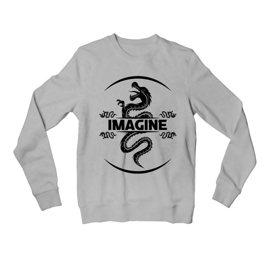 imagine dragons dragonscape sweatshirt upper winterwear music band buy online india the banyan tee tbt men women girls boys unisex gray