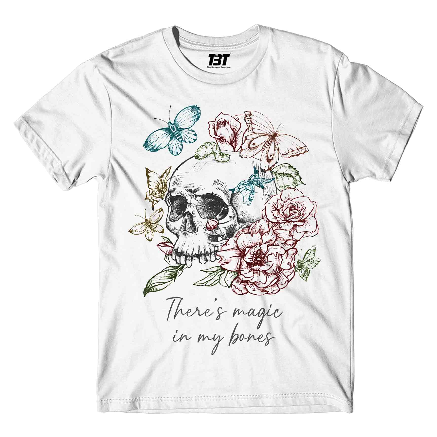 imagine dragons there's magic in my bones t-shirt music band buy online india the banyan tee tbt men women girls boys unisex white