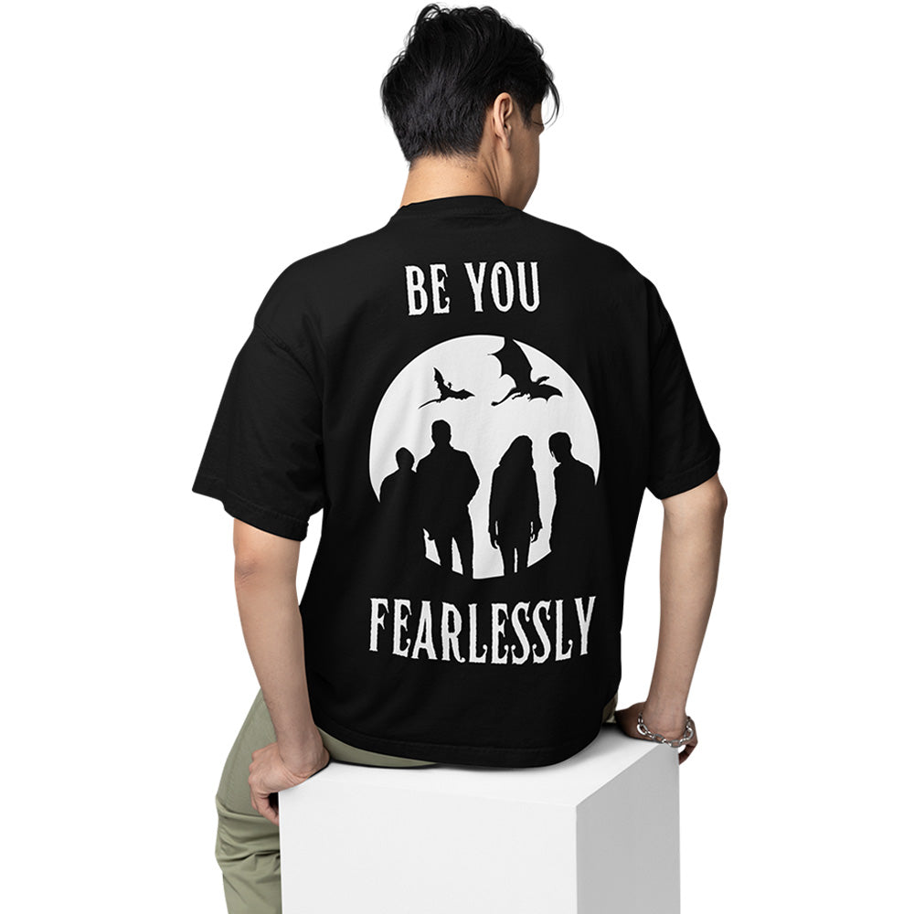 imagine dragons oversized t shirt - be you, fearlessly music t-shirt black buy online india the banyan tee tbt men women girls boys unisex