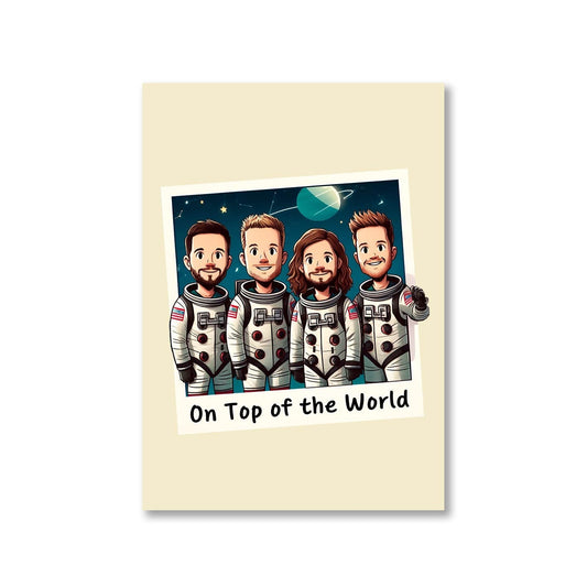 imagine dragons top of the world poster wall art buy online india the banyan tee tbt a4