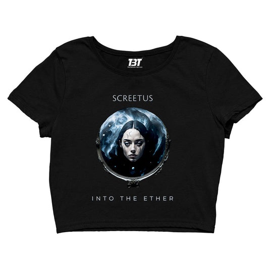 screetus into the ether crop top music band buy online india the banyan tee tbt men women girls boys unisex xs