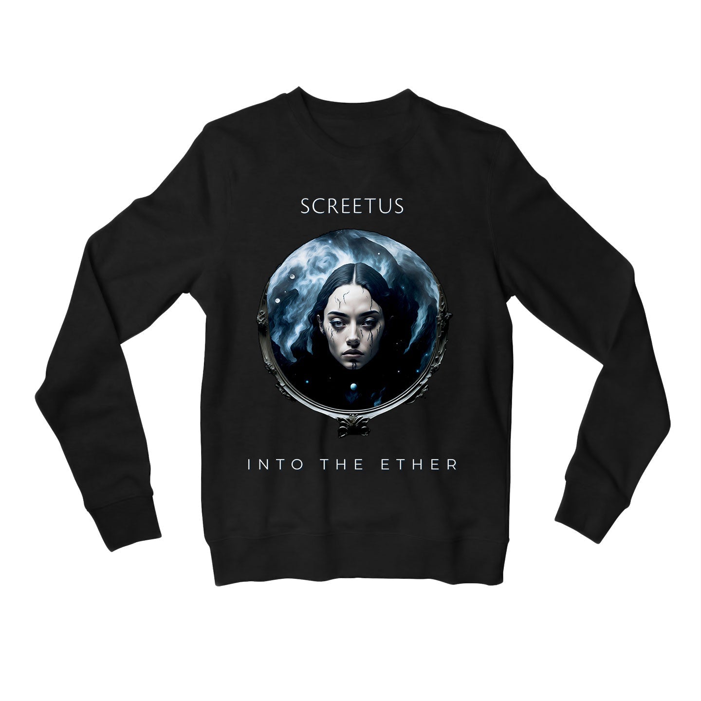 screetus into the ether sweatshirt upper winterwear music band buy online india the banyan tee tbt men women girls boys unisex black 