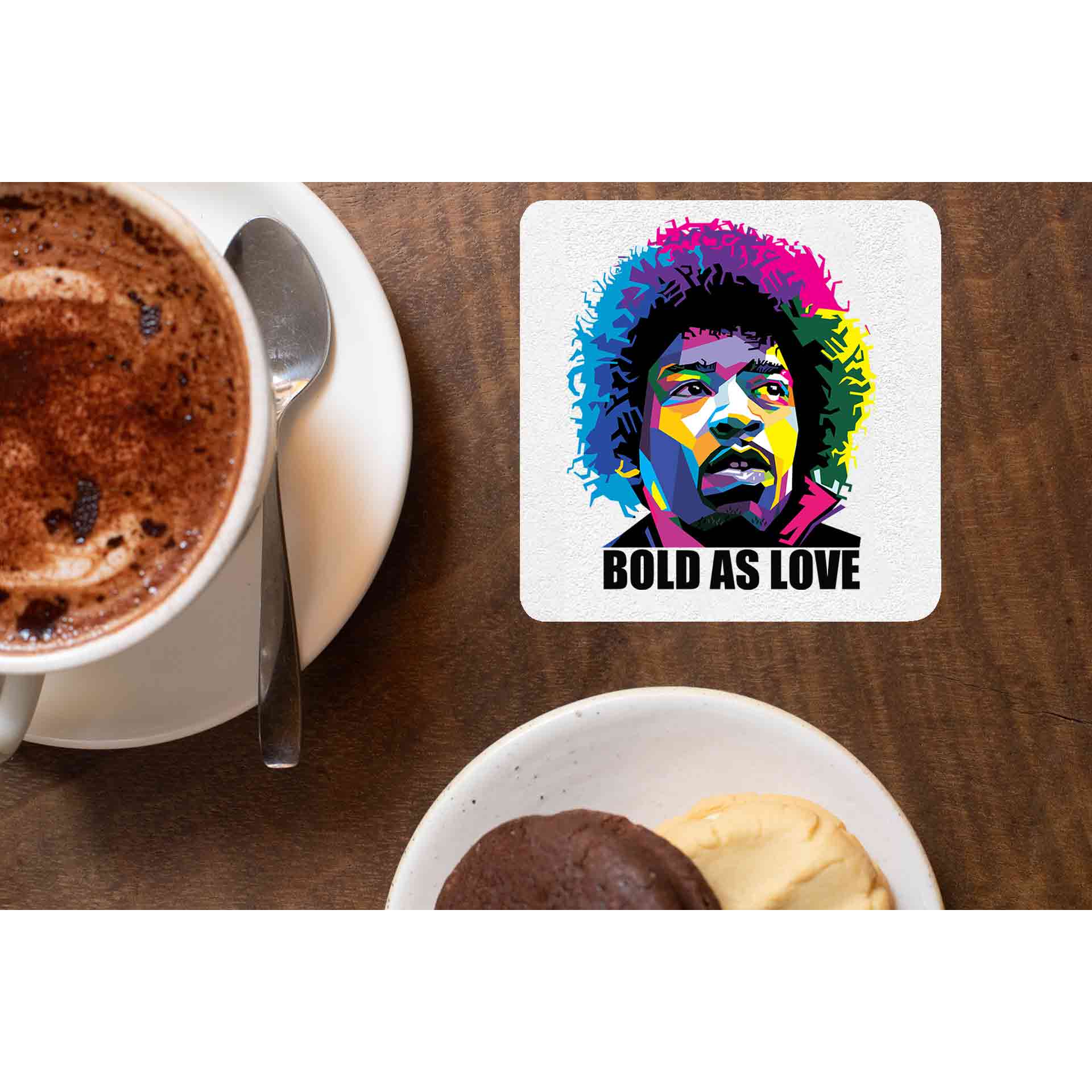 jimi hendrix bold as love coasters wooden table cups indian music band buy online india the banyan tee tbt men women girls boys unisex