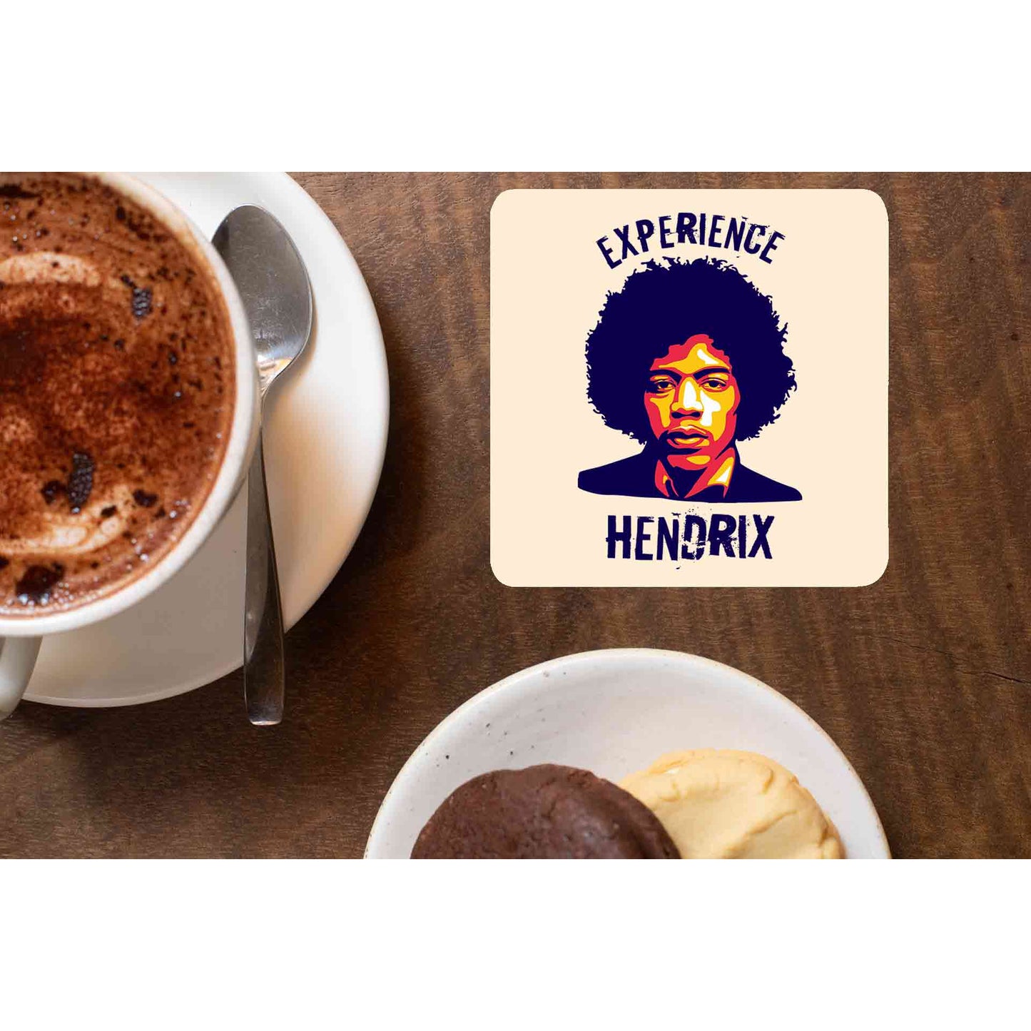 jimi hendrix experience hendrix coasters wooden table cups indian music band buy online india the banyan tee tbt men women girls boys unisex