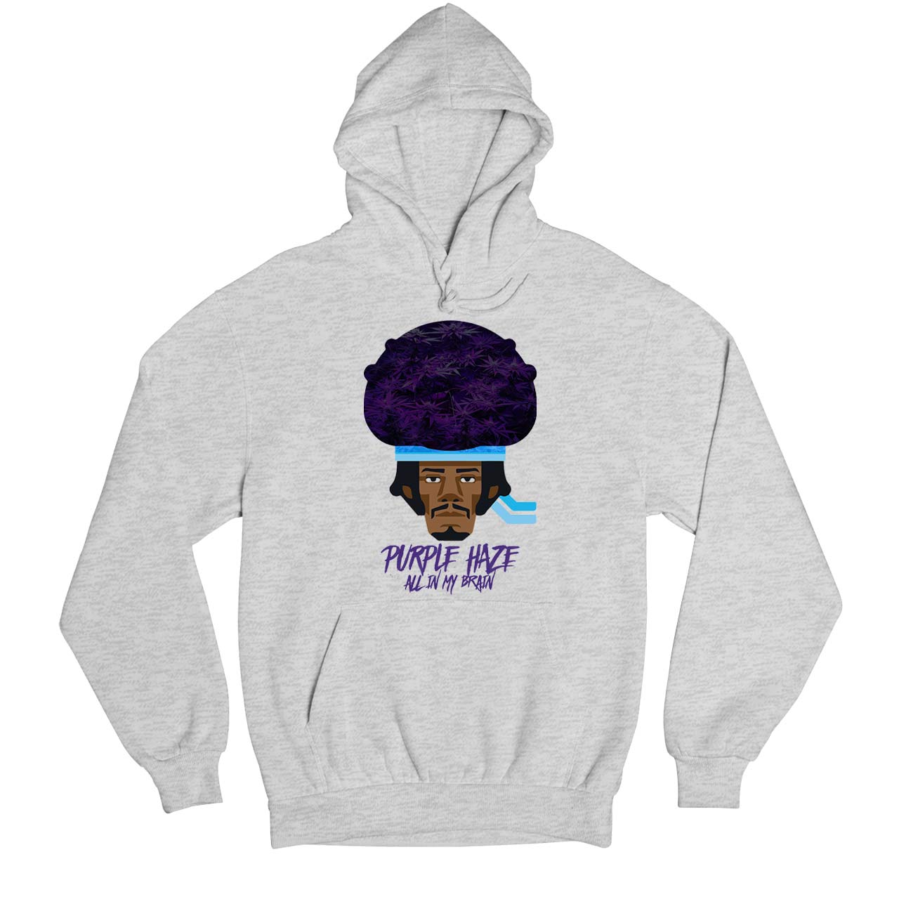 jimi hendrix purple haze hoodie hooded sweatshirt winterwear music band buy online india the banyan tee tbt men women girls boys unisex gray