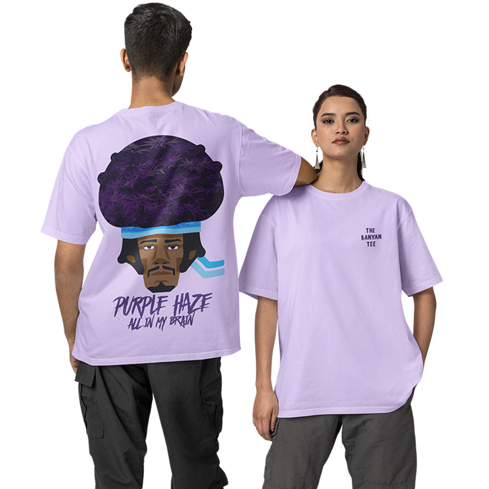 Jimi Hendrix Oversized T shirt - Purple Haze