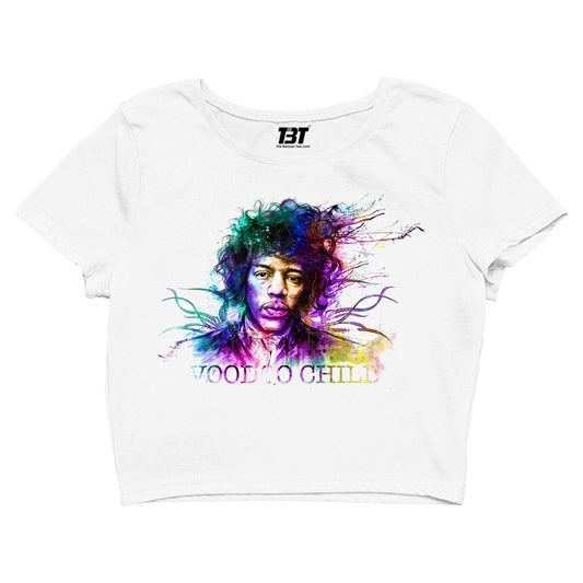 jimi hendrix voodoo child crop top music band buy online india the banyan tee tbt men women girls boys unisex white