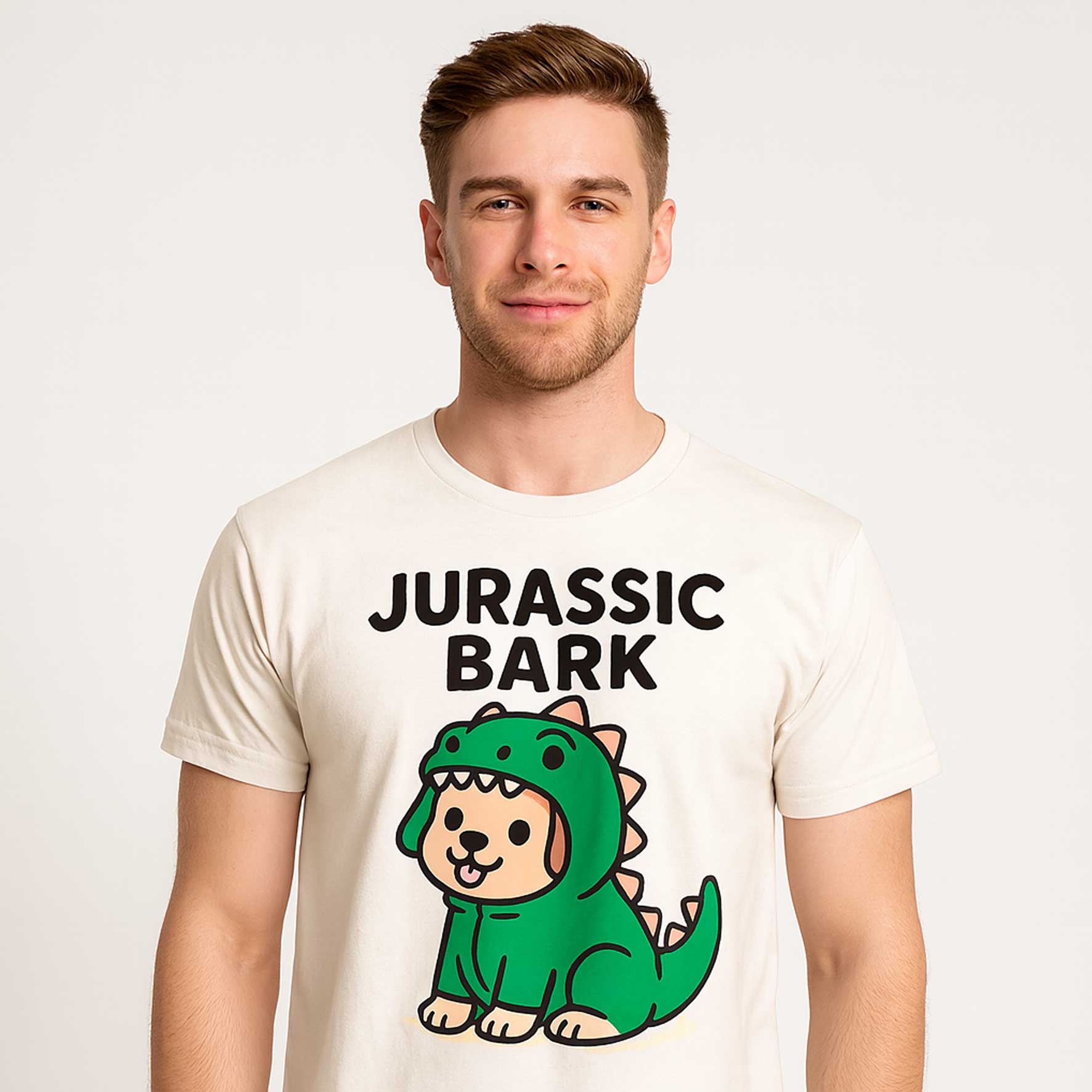 graphic jurassic bark t-shirt printed graphic stylish buy online india the banyan tee tbt men women girls boys unisex off white 