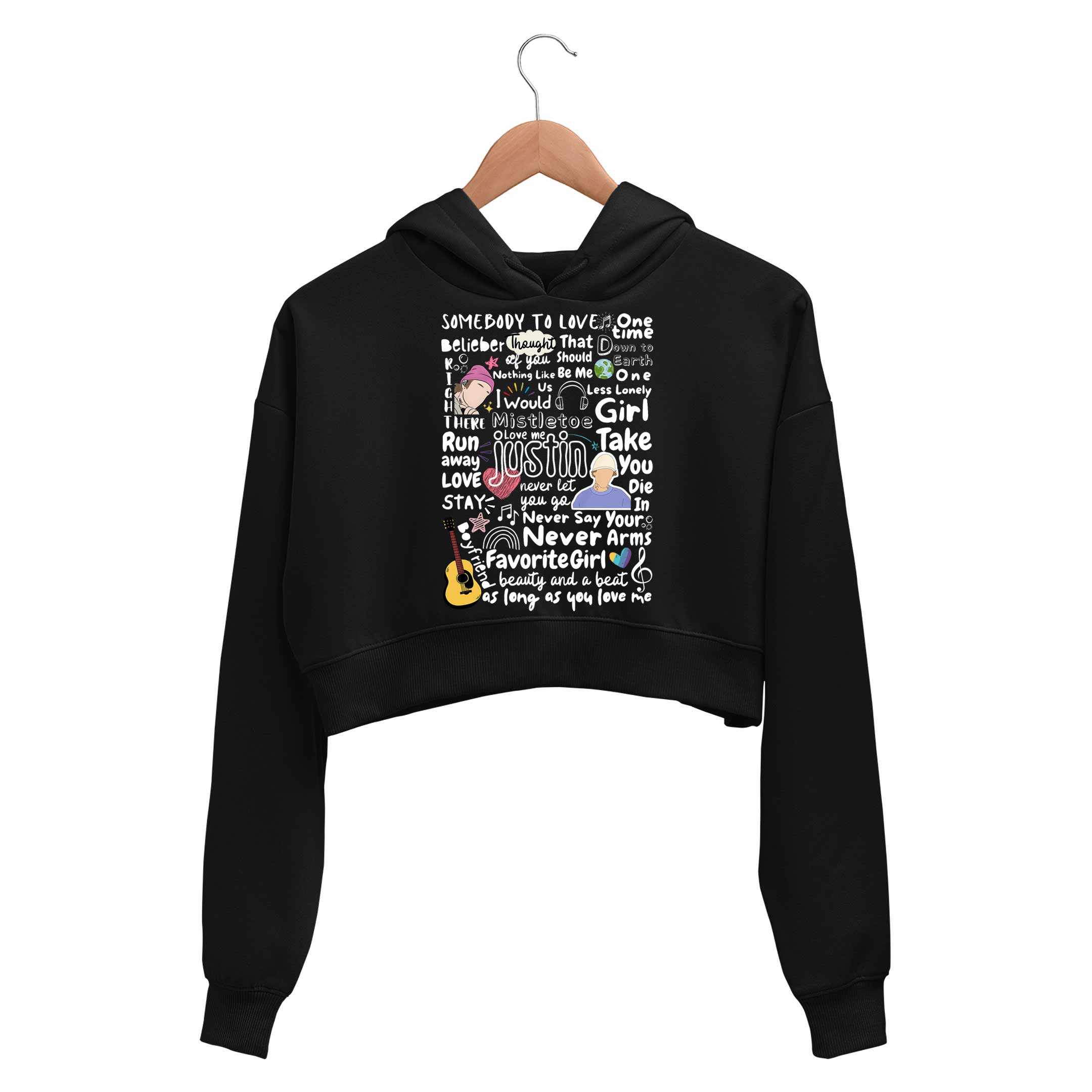 Buy Justin Bieber Crop Hoodie Bieber Beats at Rs. 50 OFF The Banyan Tee